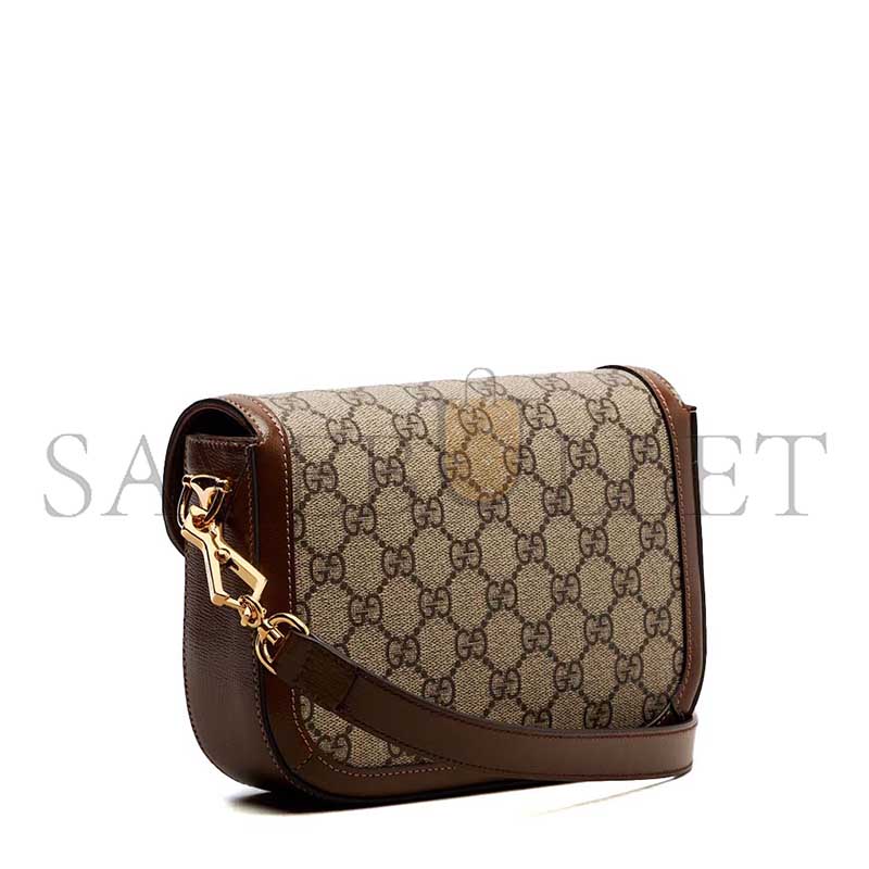 Gvc*1 HORSEBIT 1955 MINI LEATHER-TRIMMED SHOULDER BAG (20*15*5cm)